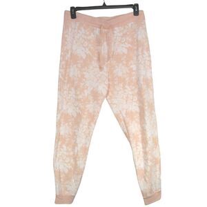 RACHEL PARCELL Joggers in Palm Tree Print SZ L